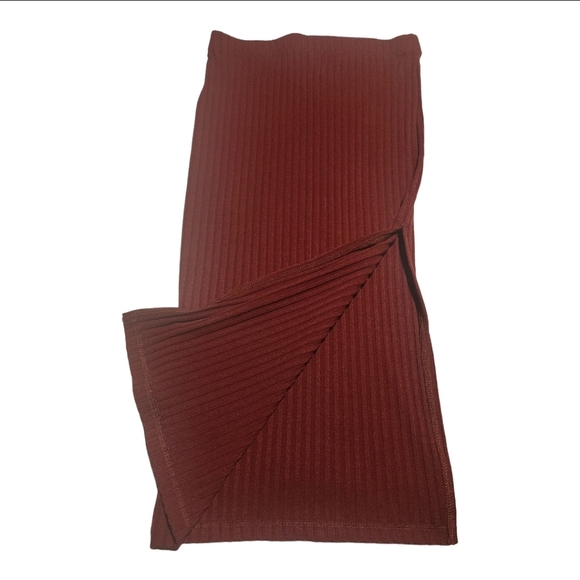 Set of 2, Forever 21 Ribbed Knit & Divided Jersey Knit Midi Skirt Size S - Picture 6 of 6